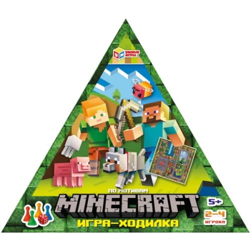 Умные игры Настольная игра-ходилка «По мотивам Minecraft»