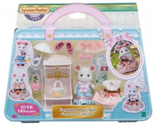 Sylvanian Families Набор "Зефирная мышка модница и ее гардероб"