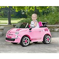 Детский электромобиль Peg Perego Fiat 500 Star Pink на р/у IGED1174 / розовый