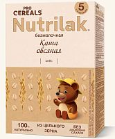 Nutrilak Premium Procereals Каша безмолочная овсяная, с 5 месяцев, 200 г