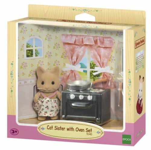 Sylvanian Families Набор "Дочка Котенок на кухне"