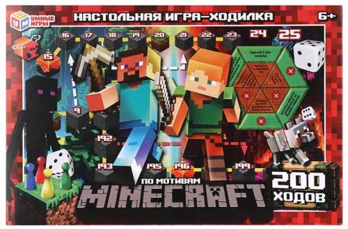 Умные игры Игра настольная «По мотивам Minecraft»