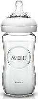 Бутылочка для кормления Avent Natural SCF673/17 стекло 240 мл.					